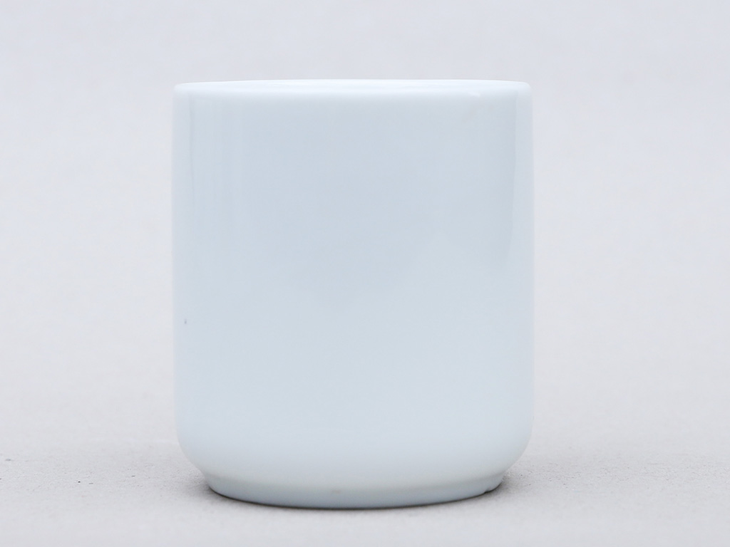 심플 클래식 백자 로고 인쇄 머그컵 200ml