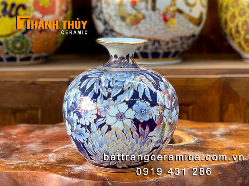 Bình tài lộc mini bảo tiên liên hoa 22cm quà phong thủy may mắn Bình tài lộc mini bảo tiên liên hoa 22cm quà phong thủy may mắn