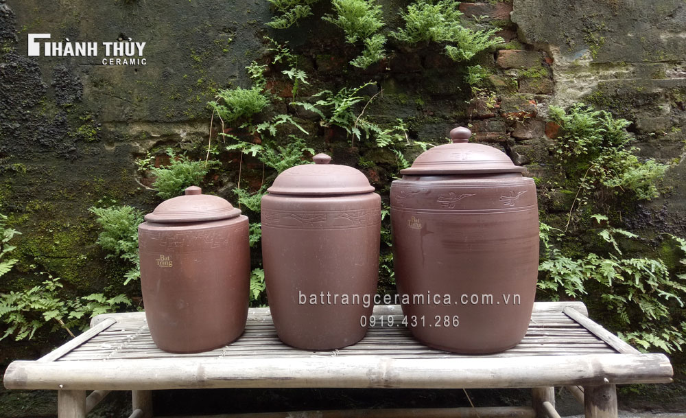 바트창 쌀독 20kg 고급 도자기 쌀 보관용 밀폐 항균 안전