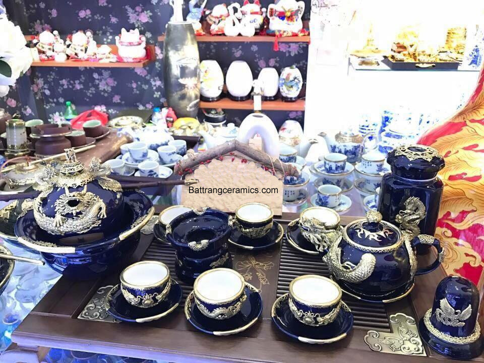 청자용청룡문 전통찻잔세트 완비 바트짱 명품 컬렉션