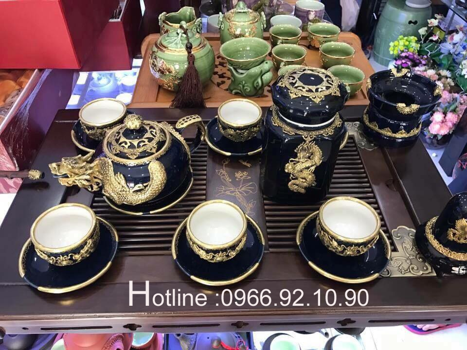 청자용청룡문 전통찻잔세트 완비 바트짱 명품 컬렉션