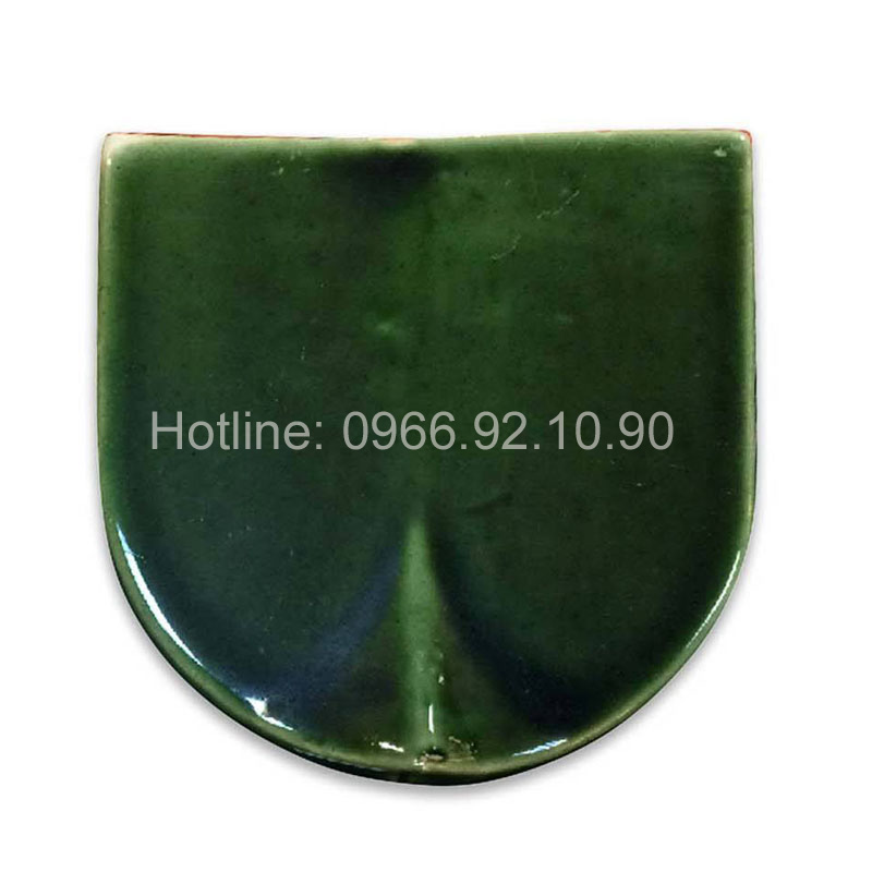 바트랑 박물관 스타일 녹청색 전통 기와 135x135x15mm 내구성 강함