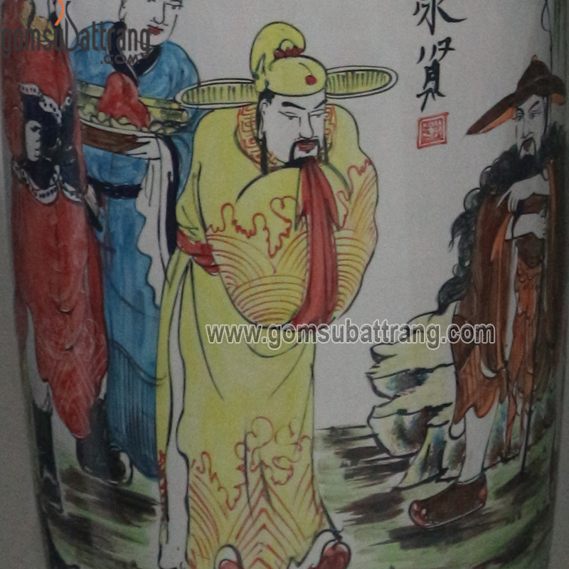 Lọ lục bình Bát Tràng 175cm gốm sứ cao cấp quà tặng ý nghĩa Lọ lục bình Bát Tràng 175cm gốm sứ cao cấp quà tặng ý nghĩa