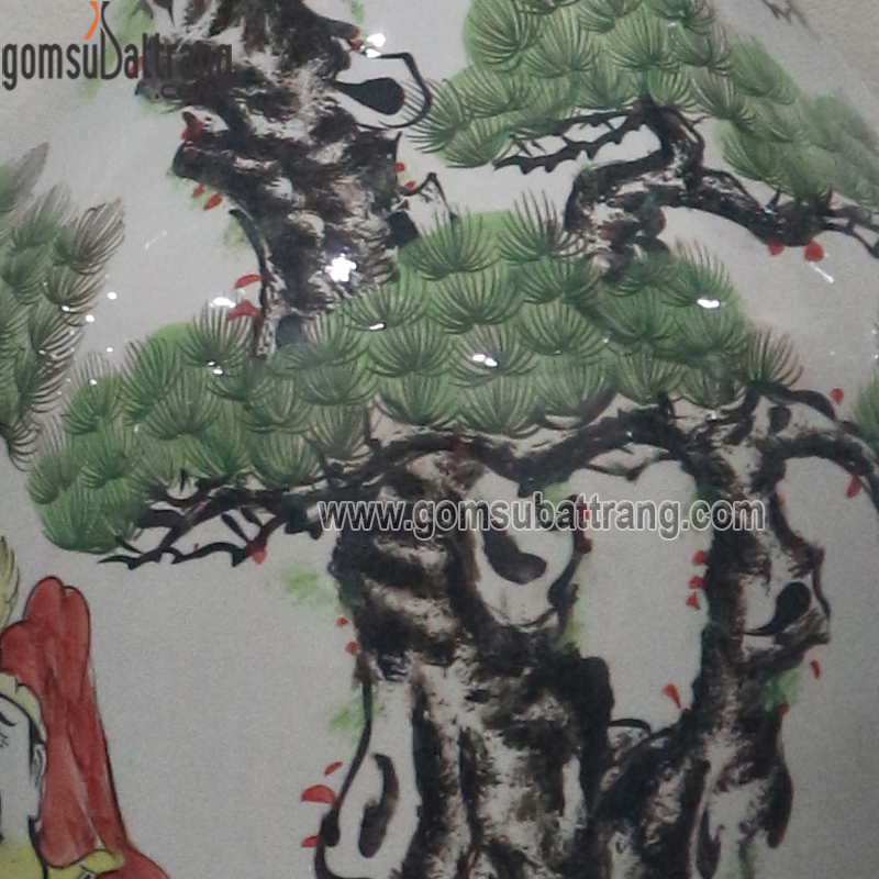 Lọ lục bình Bát Tràng 175cm gốm sứ cao cấp quà tặng ý nghĩa Lọ lục bình Bát Tràng 175cm gốm sứ cao cấp quà tặng ý nghĩa