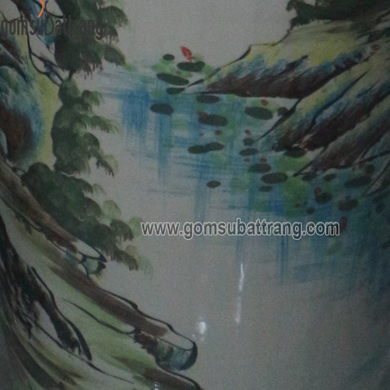 Lọ lục bình Bát Tràng 175cm gốm sứ cao cấp quà tặng ý nghĩa Lọ lục bình Bát Tràng 175cm gốm sứ cao cấp quà tặng ý nghĩa