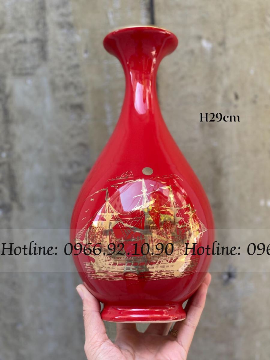 풍선 항해 무늬 청색 옹기 29cm 다양한 색상 인기